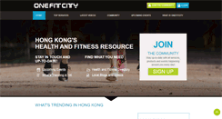 Desktop Screenshot of onefitcity.com
